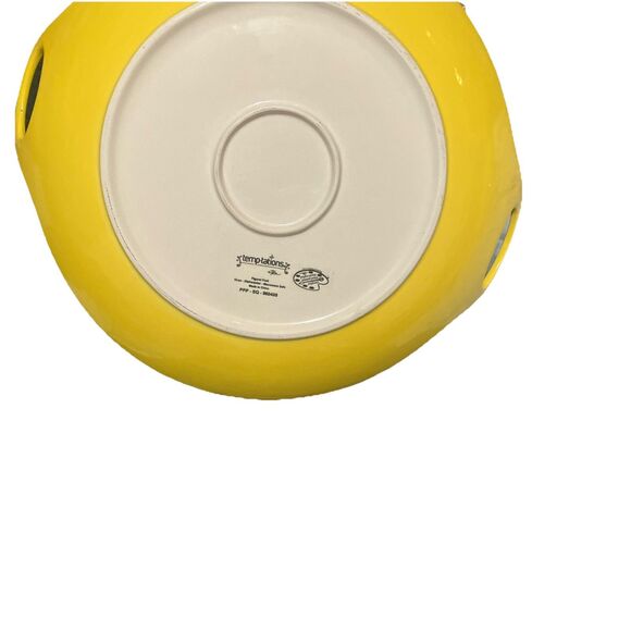 VTG. MCM Temptations Lemon Fruit 15-1/4" Serving Platter W/ Handles & Lemons - Picture 14 of 16